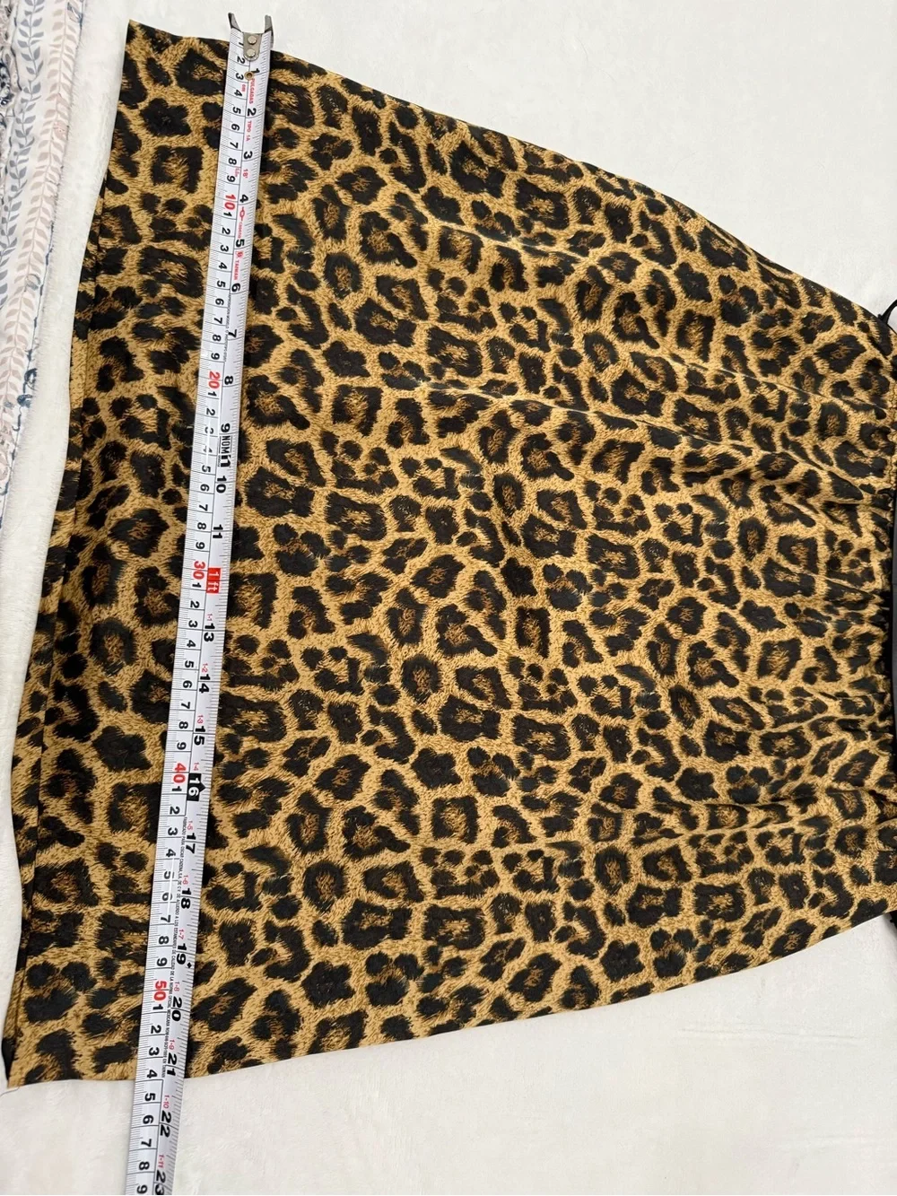 Michael Kors Leopard Print Mini Dress in Brown and Black